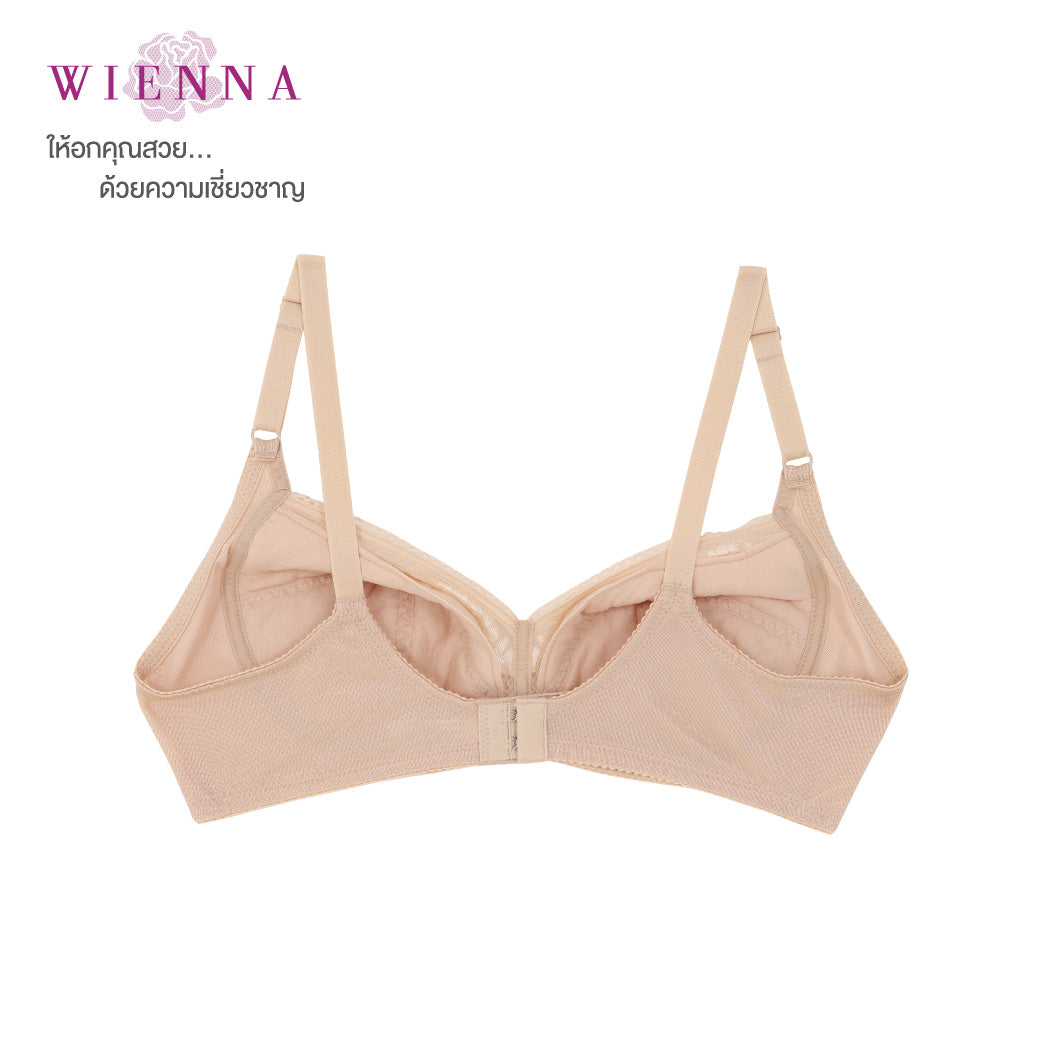 WIENNA เสื้อชั้นใน (BC75-80,D70) Full Cup ไร้โครง เต้าซับบาง (DB27111) Wiennashop