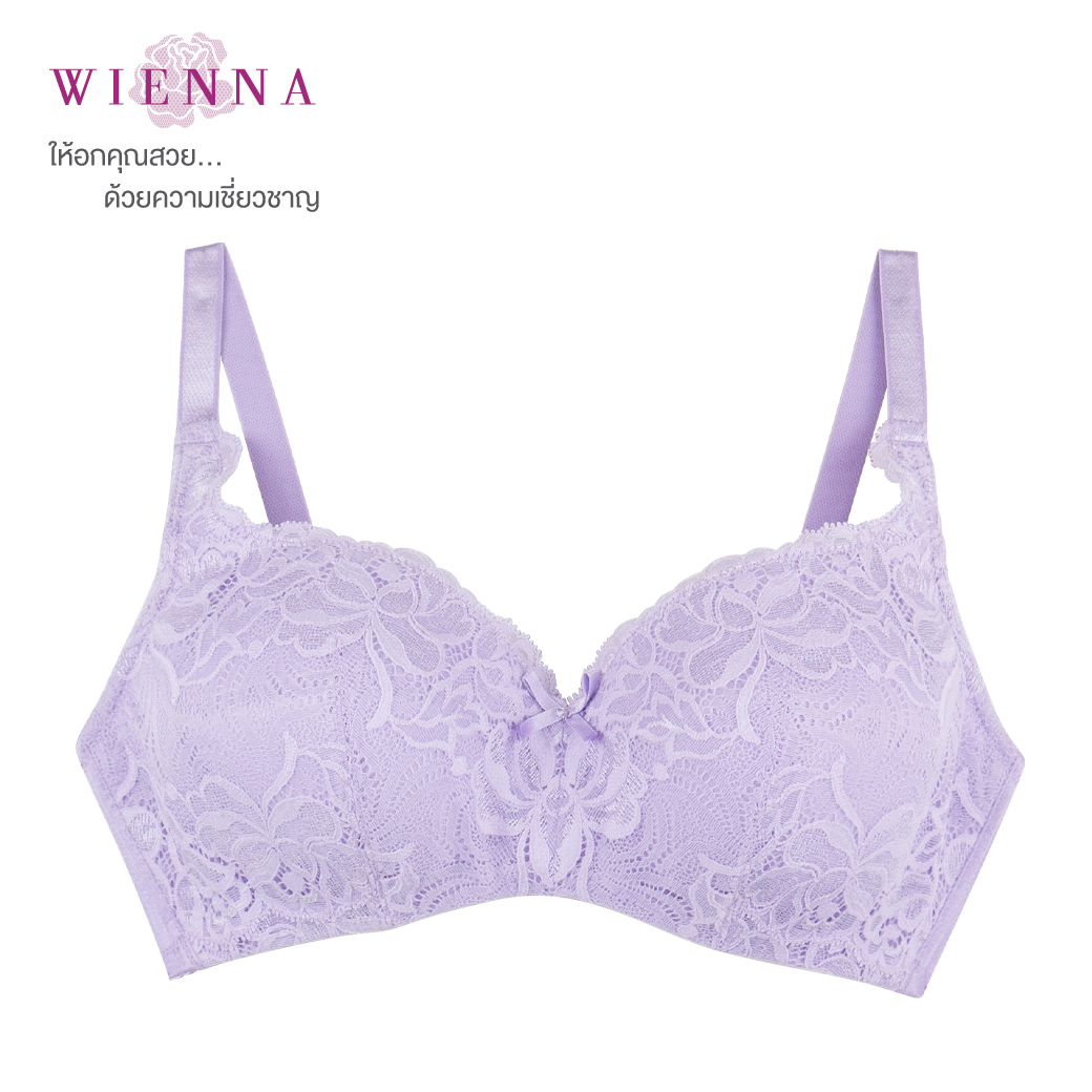 Clearance Sale WIENNA (E70) เสื้อชั้นใน 4/5 คัพ ไร้โครง เสริมบาง (DB27402)