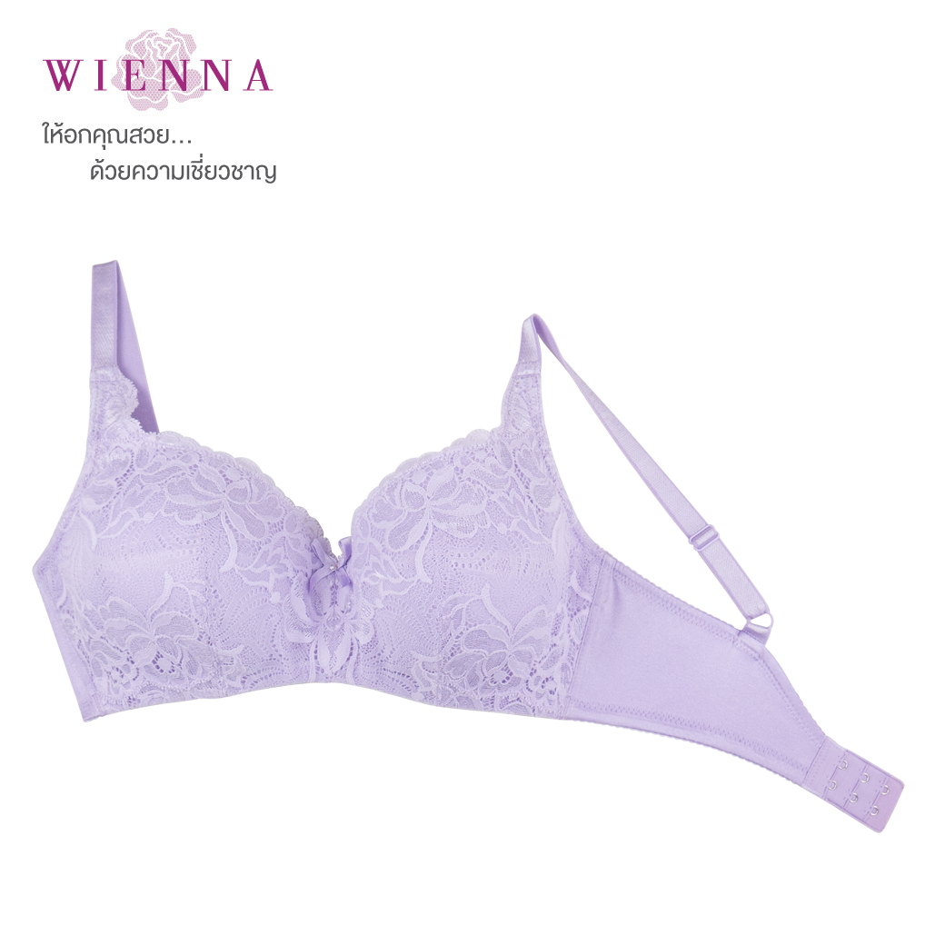 Clearance Sale WIENNA (E70) เสื้อชั้นใน 4/5 คัพ ไร้โครง เสริมบาง (DB27402)