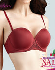 STRAPLESS BRA เสื้อชั้นใน 1/2 Cup มีโครง ถอดสายบ่า (DB27721) ราคาปกติ 820.-