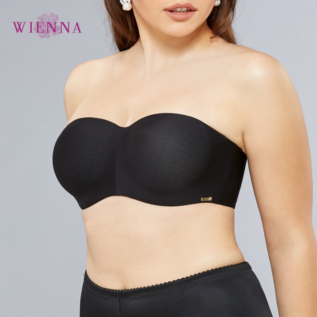 STRAPLESS BRA (BigSize 85-90) เสื้อชั้นใน 1/2 Cup ซ่อนโครง ถอดสายบ่า (DB31209)  ราคาปกติ 1,100.-