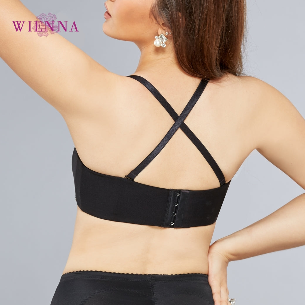 STRAPLESS BRA (BigSize 85-90) เสื้อชั้นใน 1/2 Cup ซ่อนโครง ถอดสายบ่า (DB31209)  ราคาปกติ 1,100.-