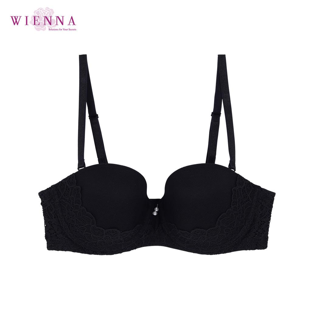 CLEARANCE SALE WIENNA (BC70,DE70-75) เสื้อชั้นใน 1/2 Cup โมลบาง ถอดสายบ่า (DB31210)