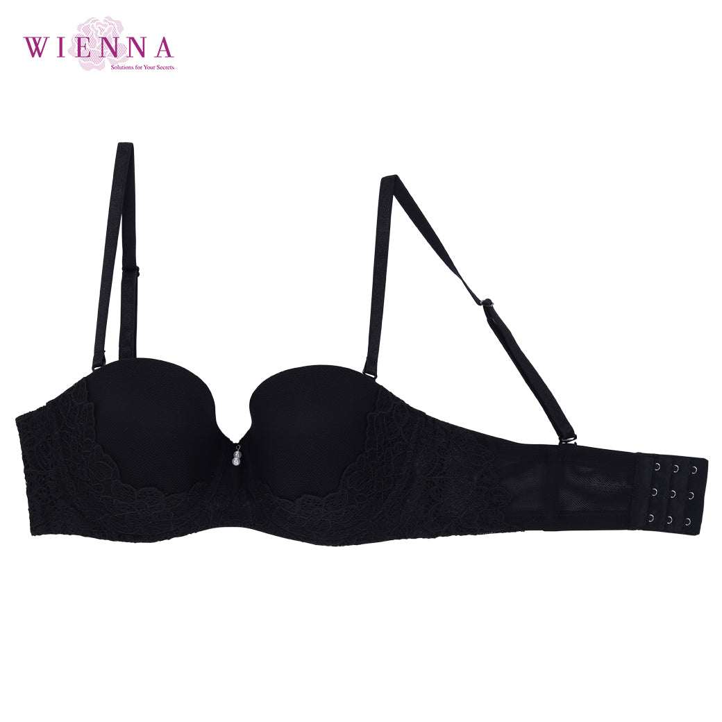 CLEARANCE SALE WIENNA (BC70,DE70-75) เสื้อชั้นใน 1/2 Cup โมลบาง ถอดสายบ่า (DB31210)