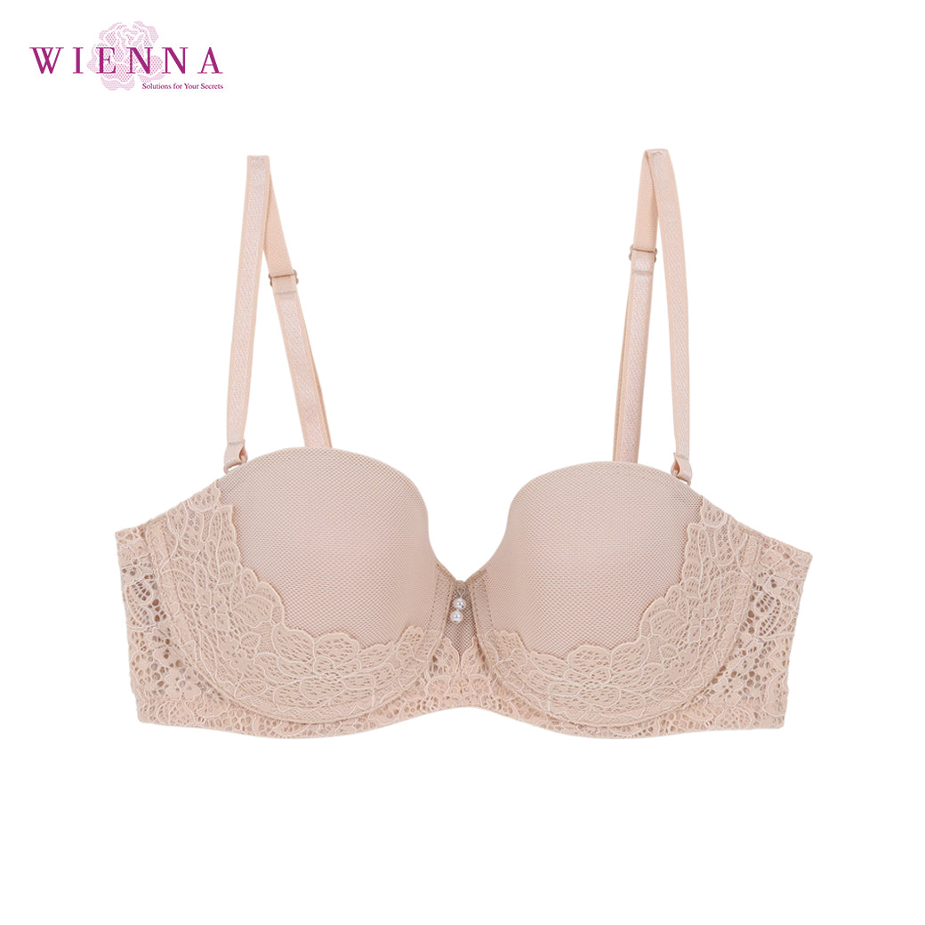 CLEARANCE SALE WIENNA (BC70,DE70-75) เสื้อชั้นใน 1/2 Cup โมลบาง ถอดสายบ่า (DB31210)