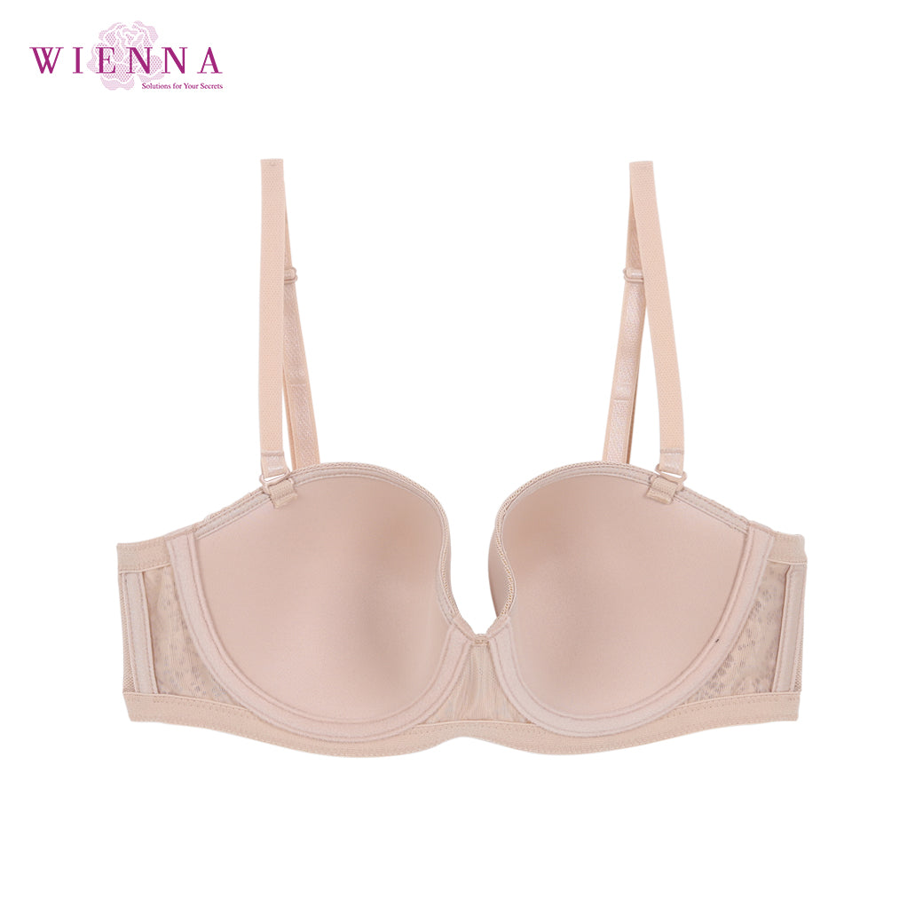 CLEARANCE SALE WIENNA (BC70,DE70-75) เสื้อชั้นใน 1/2 Cup โมลบาง ถอดสายบ่า (DB31210)