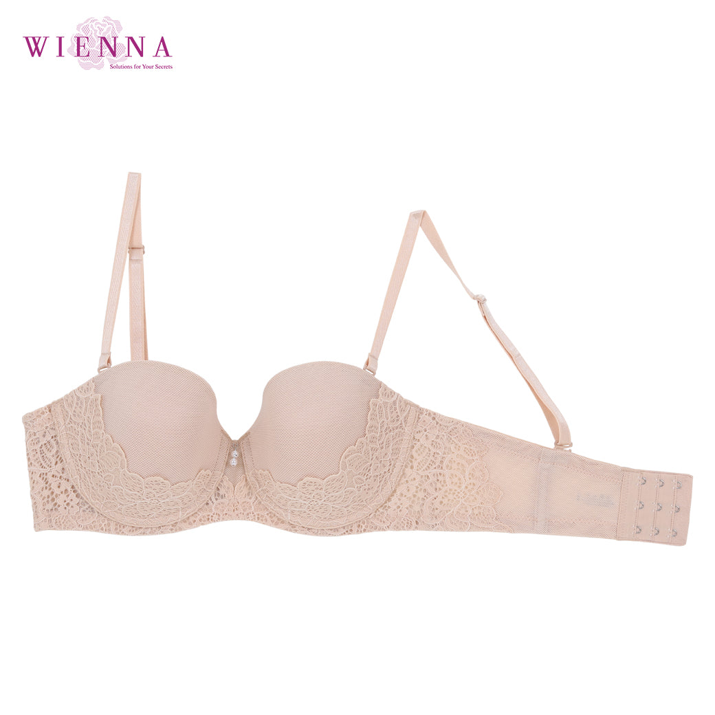 CLEARANCE SALE WIENNA (BC70,DE70-75) เสื้อชั้นใน 1/2 Cup โมลบาง ถอดสายบ่า (DB31210)