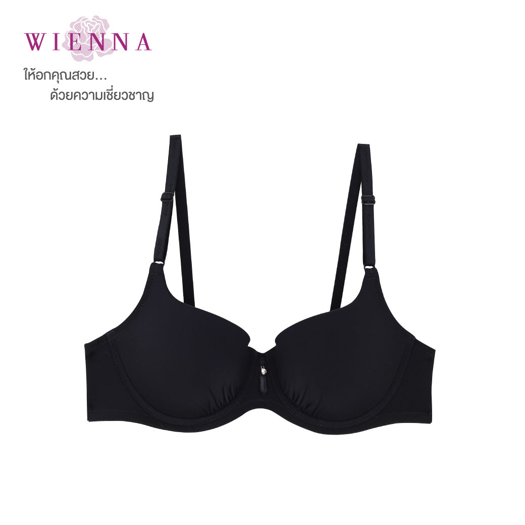 Clearance Sale WIENNA (CD70) เสื้อชั้นใน 4/5 คัพ เสริมโครง seamless บาง (DB31415)