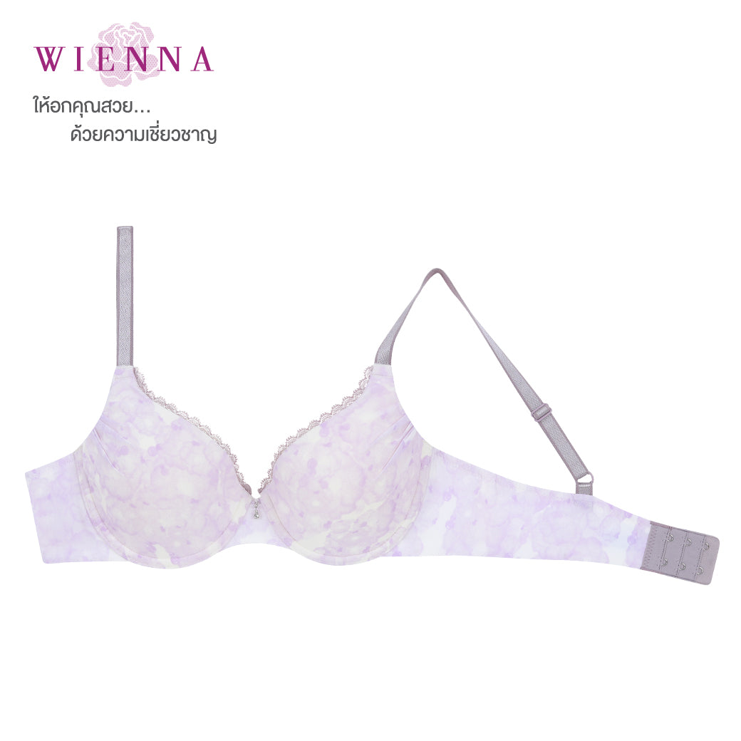 Clearance Sale WIENNA (CD70) เสื้อชั้นใน 4/5 คัพ เสริมโครง seamless บาง (DB31449)