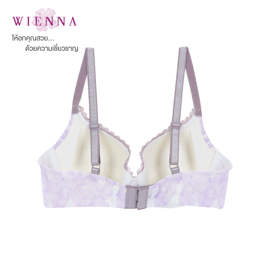 Clearance Sale WIENNA (CD70) เสื้อชั้นใน 4/5 คัพ เสริมโครง seamless บาง (DB31449)