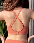 Clearance Sale WIENNA (D70) เสื้อชั้นใน 4/5 คัพ เสริมโครง seamless บาง (DB31454)