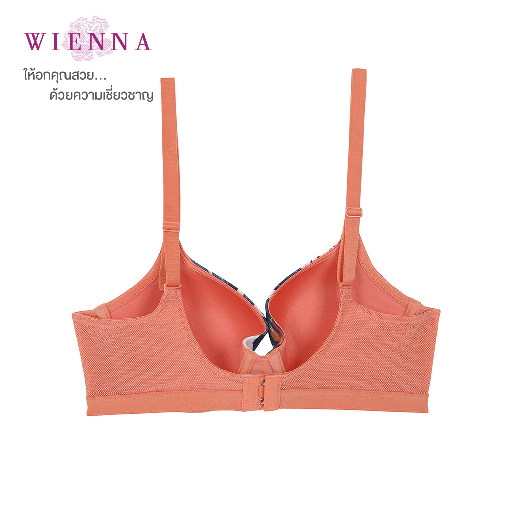 Clearance Sale WIENNA (D70) เสื้อชั้นใน 4/5 คัพ เสริมโครง seamless บาง (DB31454)