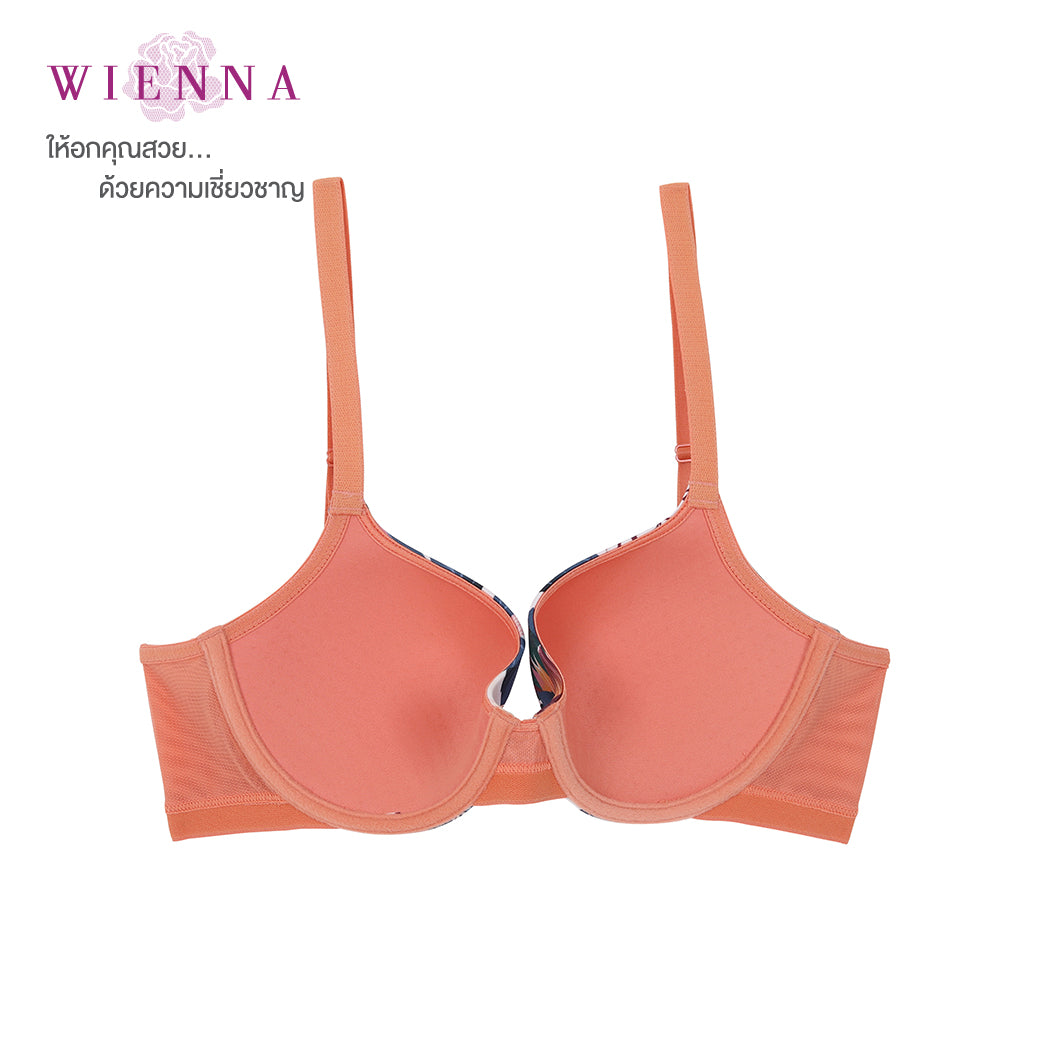 Clearance Sale WIENNA (D70) เสื้อชั้นใน 4/5 คัพ เสริมโครง seamless บาง (DB31454)