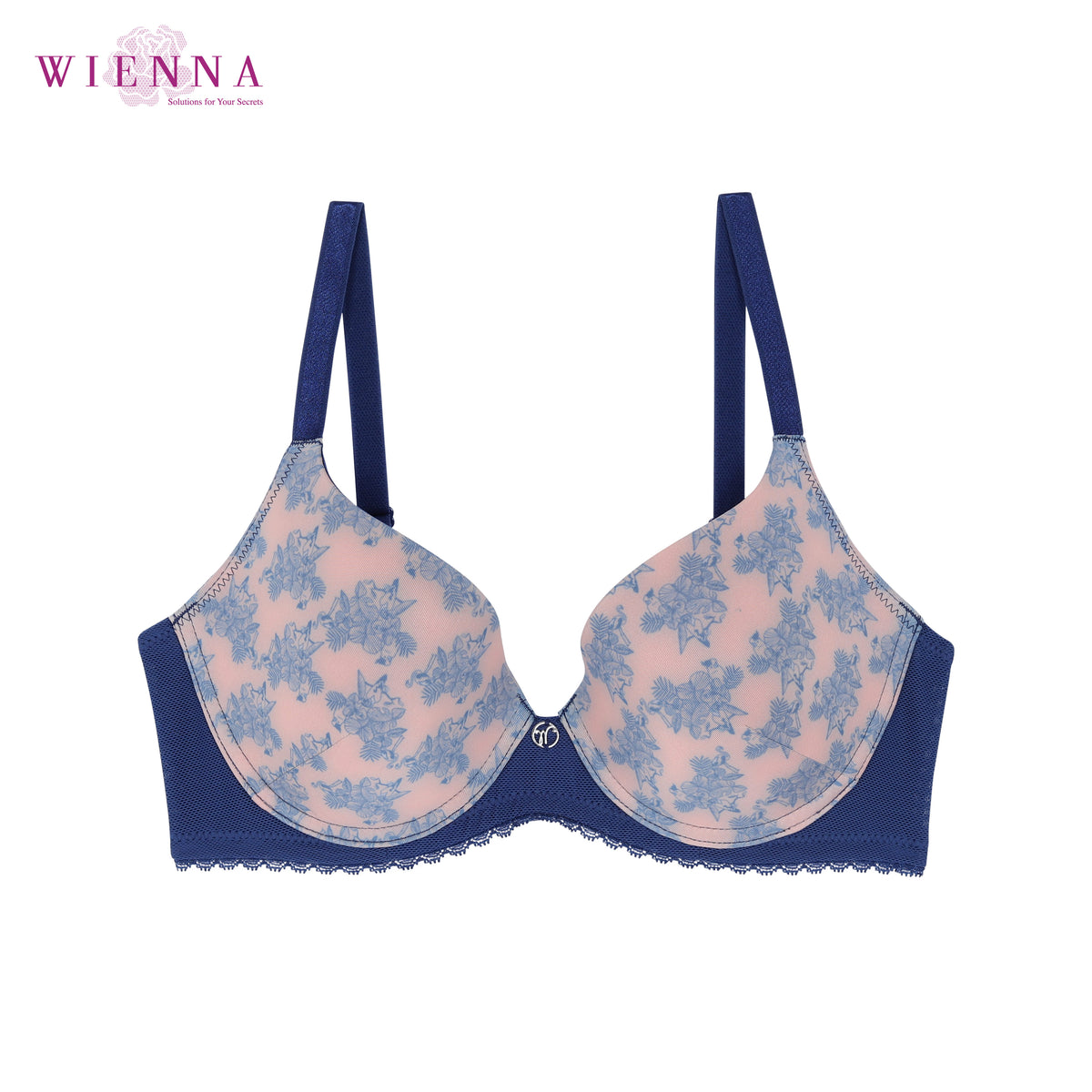 Clearance Sale WIENNA (CD70) เสื้อชั้นใน 3/4 คัพ เสริมโครง seamless บาง (DB33303)