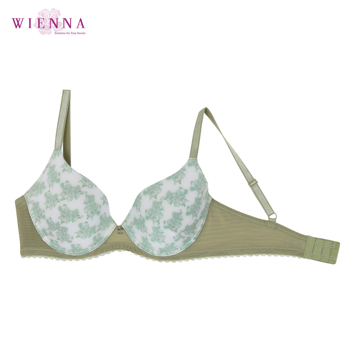 Clearance Sale WIENNA (CD70) เสื้อชั้นใน 3/4 คัพ เสริมโครง seamless บาง (DB33303)