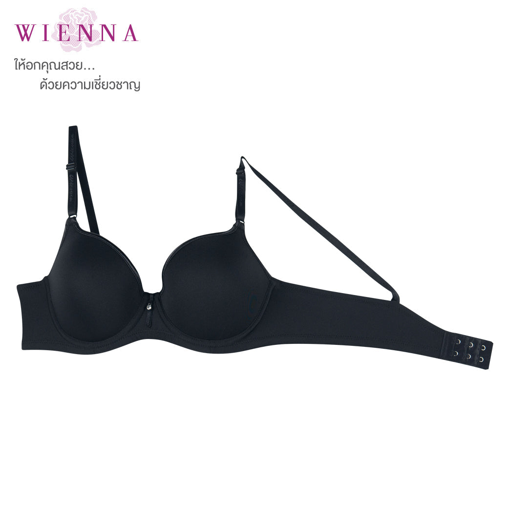 .WIENNA เสื้อชั้นใน (B80,D75-80,E75) 4/5 Cup เสริมโครง เต้าโมลบาง (BDB41422) Wiennashop