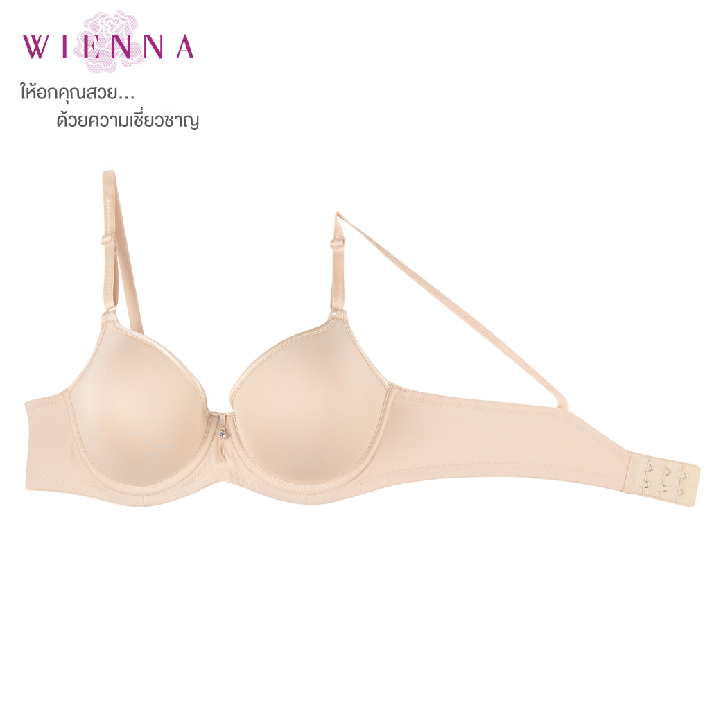 .WIENNA เสื้อชั้นใน (B80,D75-80,E75) 4/5 Cup เสริมโครง เต้าโมลบาง (BDB41422) Wiennashop