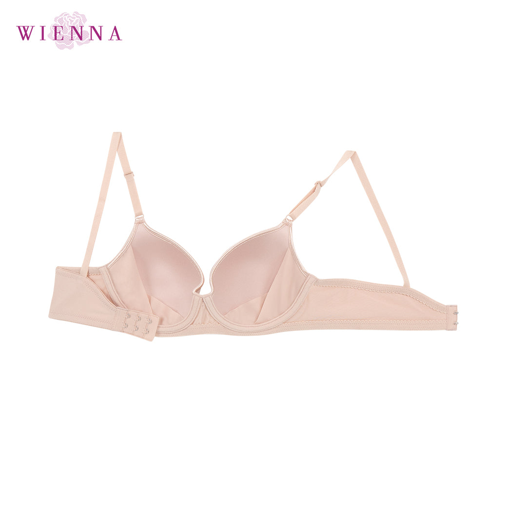 WIENNA เสื้อชั้นใน (B75) 4/5 Cup เสริมโครง เต้าโมลบาง (DB41423)