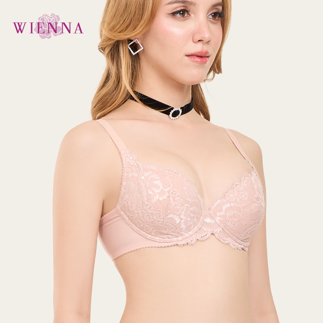 Midnight Lace เสื้อชั้นใน 4/5 Cup เสริมโครง เต้าเสริมบาง (DB41926) ราคาปกติ 1,190.-