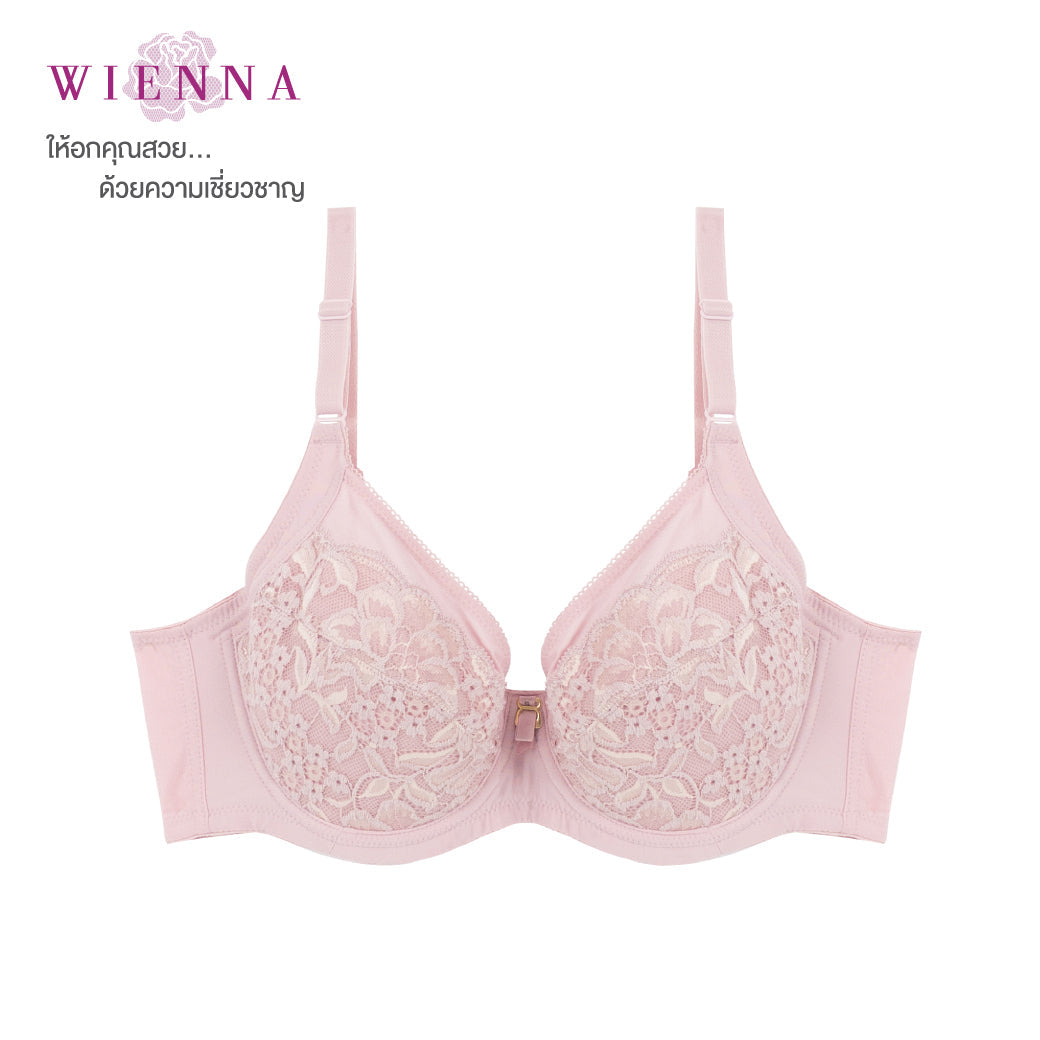 NEW WIENNA (BIGSIZE) เสื้อชั้นใน Full Cup เสริมโครง เต้าซับบาง (DB43108) ราคาปกติ 1,390.- Wiennashop
