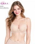 WIENNA เสื้อชั้นใน (BCDE75-80) 4/5 Cup เสริมโครง เต้าซับบาง I-Quilt (DB43416) Wiennashop