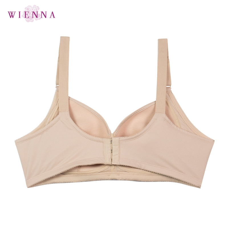 WIENNA เสื้อชั้นใน (BCDE85-95) Full Cup ไร้โครง เต้าซับบาง (DB45122) Wiennashop