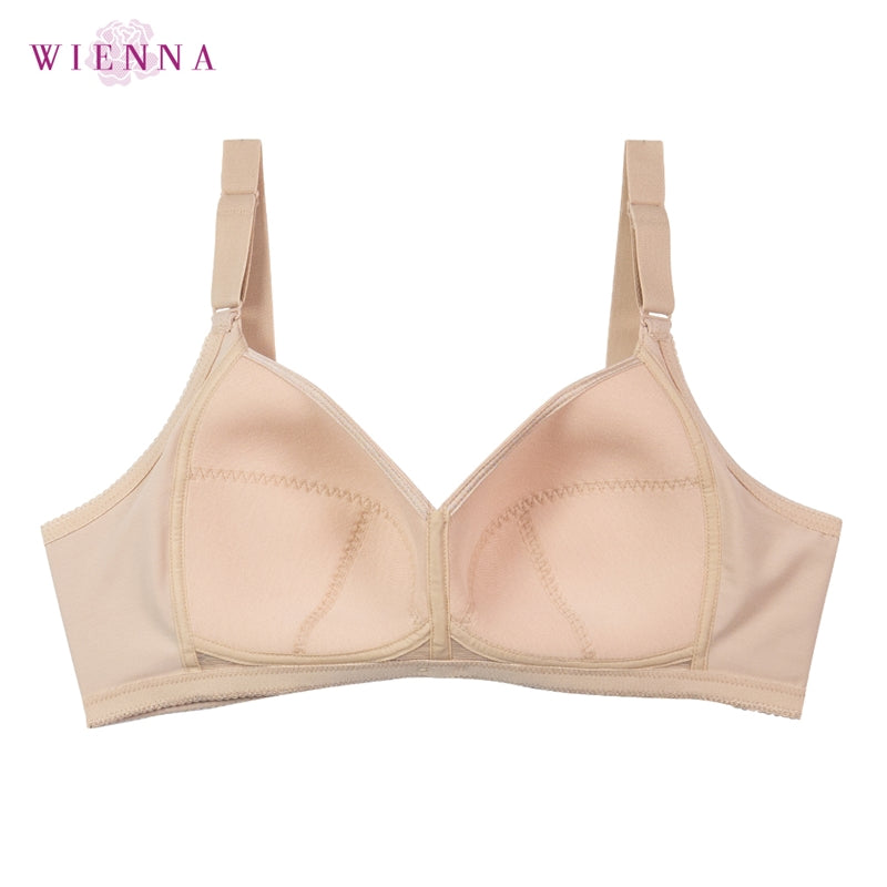 WIENNA เสื้อชั้นใน (BCDE85-95) Full Cup ไร้โครง เต้าซับบาง (DB45122) Wiennashop