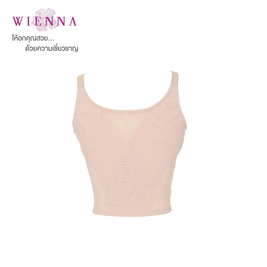 WIENNA Long Bra บราตัวยาว (BCD85-90) ไซซ์ใหญ่ แบบเต็มเต้า ไร้โครง (DB45128) Wiennashop