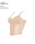 WIENNA Long Bra บราตัวยาว (BCD85-90) ไซซ์ใหญ่ แบบเต็มเต้า ไร้โครง (DB45128) Wiennashop