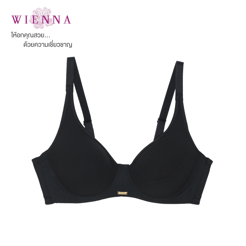 TRIPLE WIRELESS (BigSize 85-90) เสื้อชั้นใน 4/5 cup ไร้โครง เต้าโมลบาง (DB45906) ราคาปกติ 1,350.-