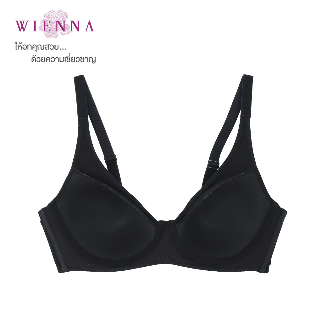 TRIPLE WIRELESS (BigSize 85-90) เสื้อชั้นใน 4/5 cup ไร้โครง เต้าโมลบาง (DB45906) ราคาปกติ 1,350.-
