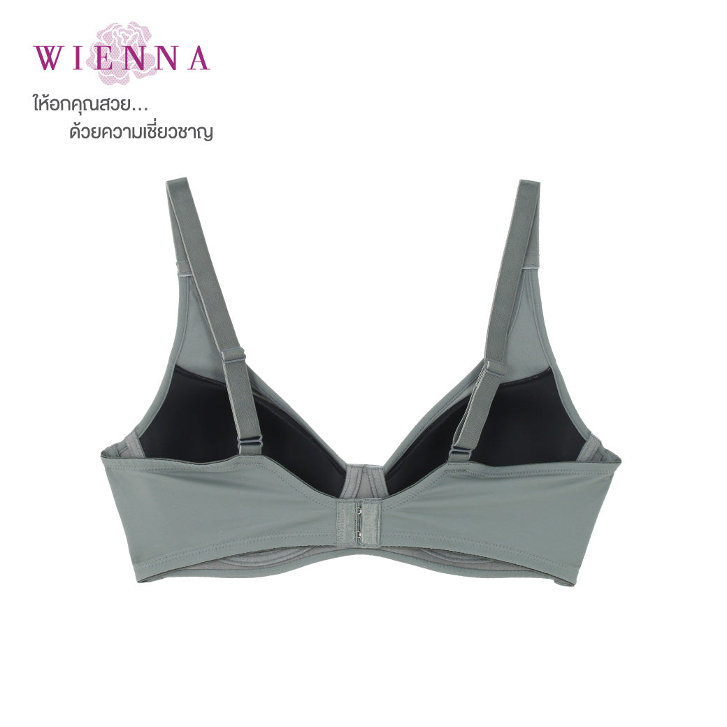 TRIPLE WIRELESS เสื้อชั้นใน 4/5 cup ไร้โครง เต้าโมลบาง (DB45905)  ราคาปกติ 1,250.-