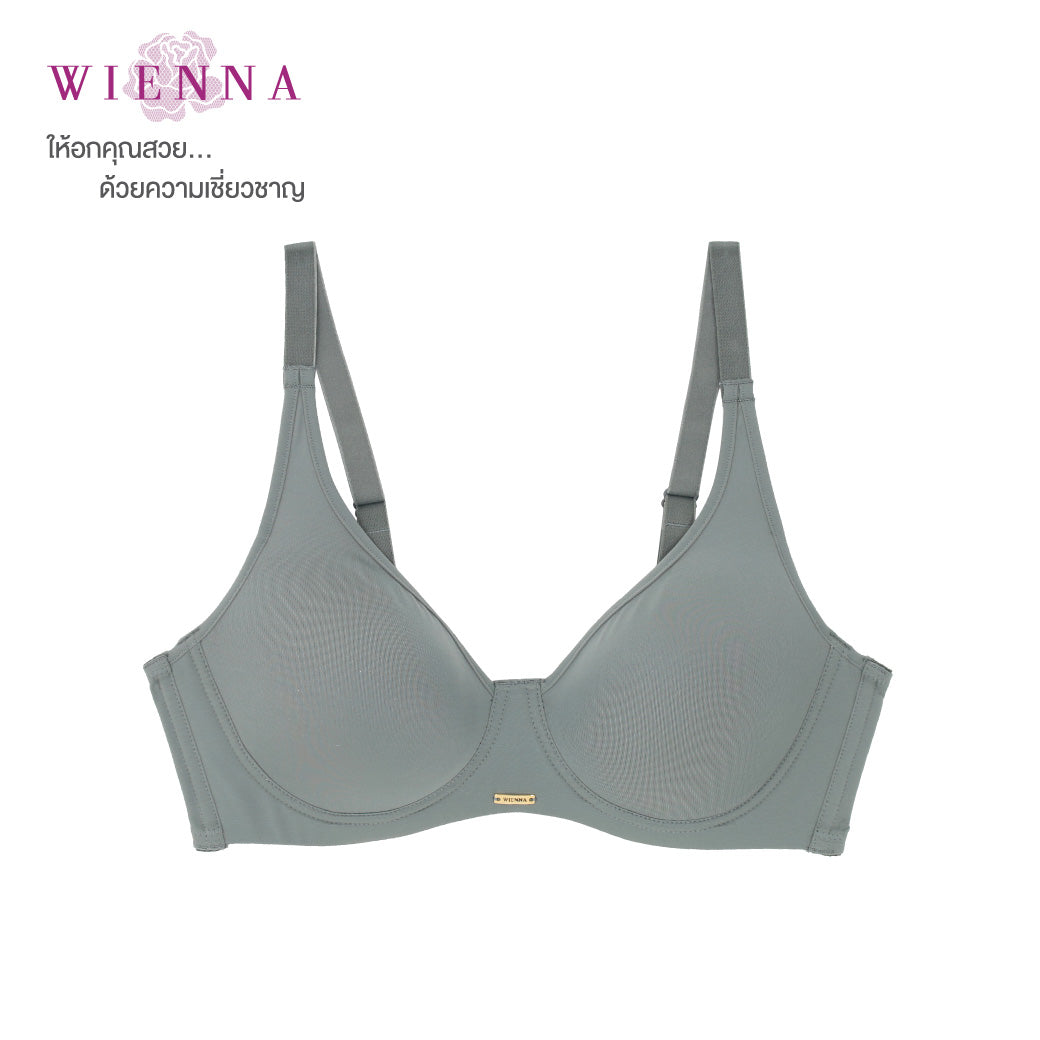 TRIPLE WIRELESS เสื้อชั้นใน 4/5 cup ไร้โครง เต้าโมลบาง (DB45905)  ราคาปกติ 1,250.-