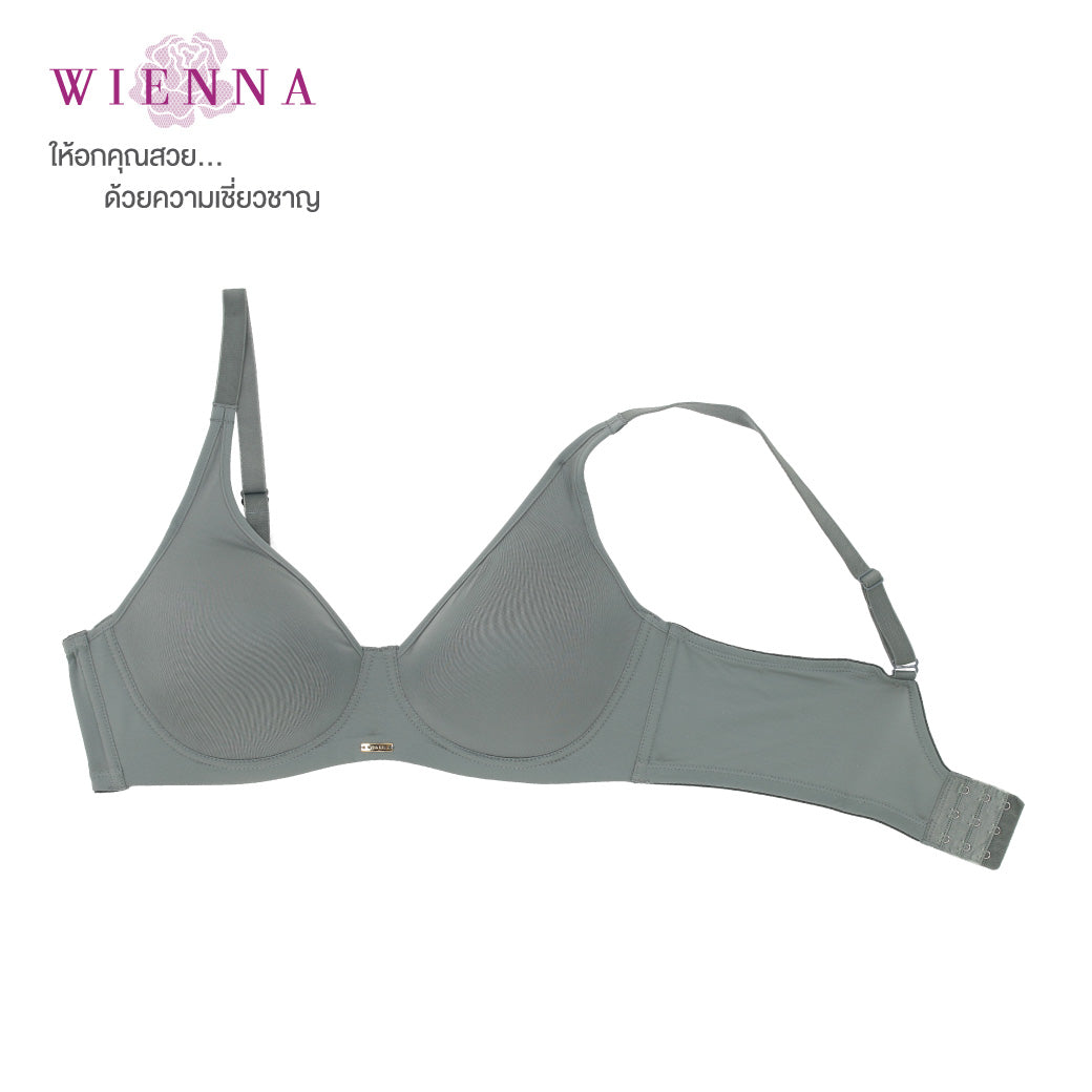 TRIPLE WIRELESS (BigSize 85-90) เสื้อชั้นใน 4/5 cup ไร้โครง เต้าโมลบาง (DB45906) ราคาปกติ 1,350.-
