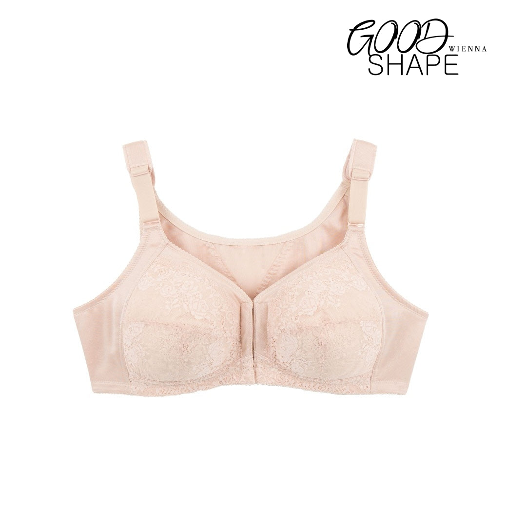 WIENNA เสื้อชั้นใน (CD85, E80) Full Cup ไร้โครง แบบตะขอหน้า (DB47108) Wiennashop