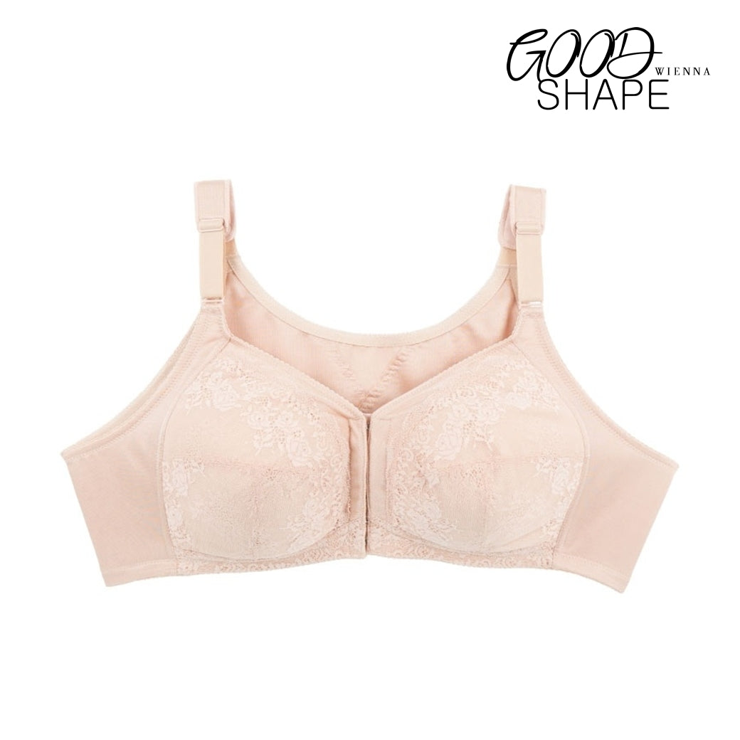 WIENNA (BCD100-105) เสื้อชั้นใน Full Cup ไร้โครง แบบตะขอหน้า (DB47109) Wiennashop