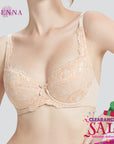 CLASSY LACE เสื้อชั้นใน 4/5 Cup มีโครง เต้าเสริมแผ่นหนาล่าง (DB51407) ราคาปกติ 890.-