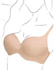 Beauty 5 Cup เสื้อชั้นใน 4/5 คัพ เสริมโครง เต้าเสริมบาง (DB61401) ราคาปกติ 790.-