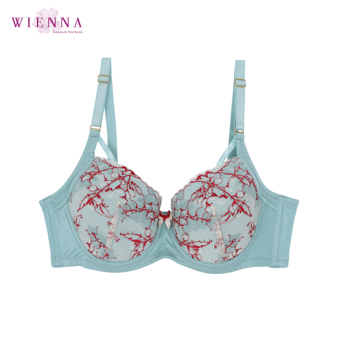 Clearance Sale WIENNA (CDE70) เสื้อชั้นใน 4/5 คัพมีโครง เสริมบาง (DB61407)