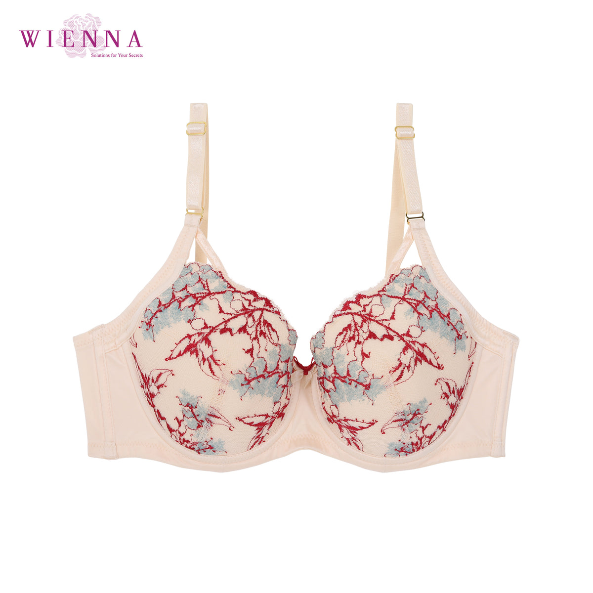 Clearance Sale WIENNA (CDE70) เสื้อชั้นใน 4/5 คัพมีโครง เสริมบาง (DB61407)
