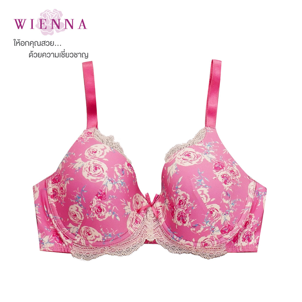 Clearance Sale WIENNA (CDE70) เสื้อชั้นใน 4/5 คัพมีโครง โมลบาง (DB61415)