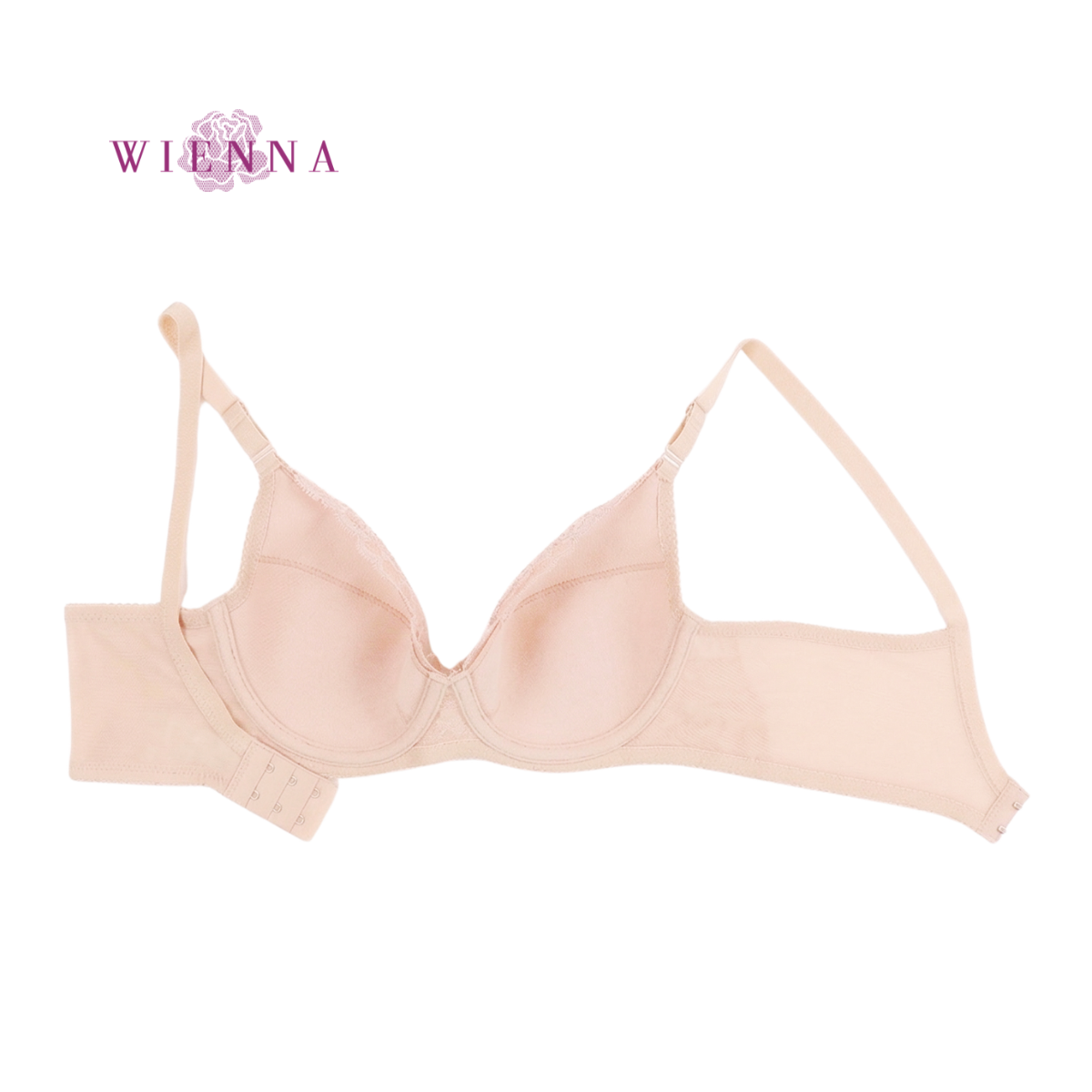 NEW WIENNA เสื้อชั้นใน 4/5 Cup เสริมโครง เต้ายูรีเทนโฟมบาง (DB91424) Wiennashop