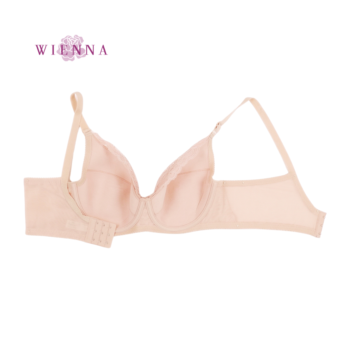 NEW BIG CUP BIG SIZE เสื้อชั้นใน 4/5 Cup เสริมโครง เต้ายูรีเทนโฟมบาง (DB91425) ราคาปกติ 1,190.- Wiennashop