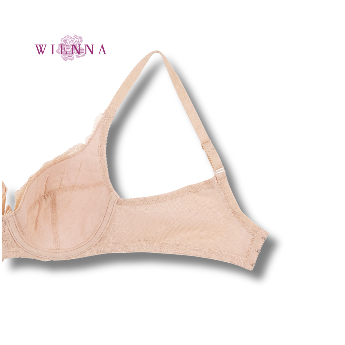 NEW WIENNA เสื้อชั้นใน 3/4 Cup เสริมโครง เต้าซับบาง I-Quilt (DB93401) Wiennashop