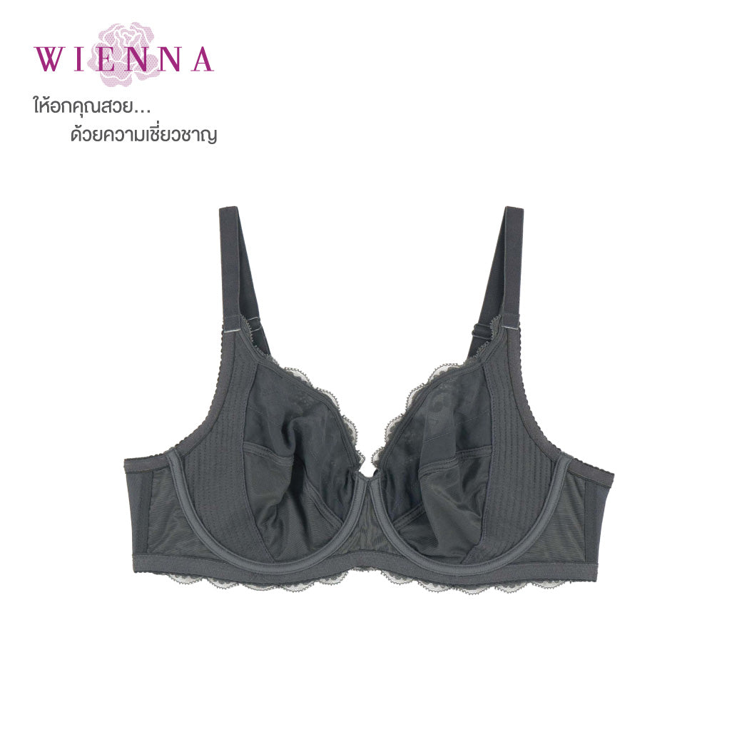CLASSY LACE (BigSize 85-90)เสื้อชั้นใน 4/5 Cup เสริมโครง เต้าซับบาง (DB94403) ราคาปกติ 1,290.-