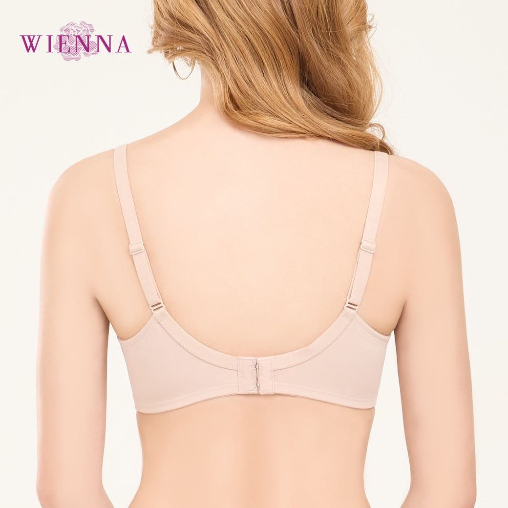 TRIPLE WIRELESS เสื้อชั้นใน 3/4 cup ไร้โครง เต้าโมล Push Up (DB26901) ราคาปกติ 1,090.-