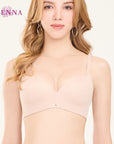 TRIPLE WIRELESS เสื้อชั้นใน 3/4 cup ไร้โครง เต้าโมล Push Up (DB26901) ราคาปกติ 1,090.-