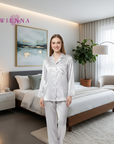 SLEEPWEAR ชุดนอน PAJAMAS DN50274 ผ้าซาติน ราคาปกติ 2,990.-