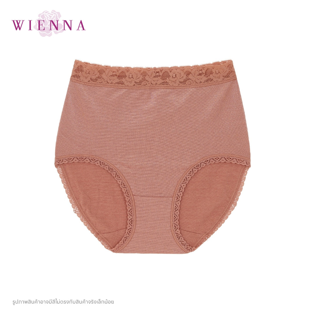 PANTIES SPANDEX กางเกงชั้นใน แบบเต็มตัว ขอบลูกไม้ (DU14153)