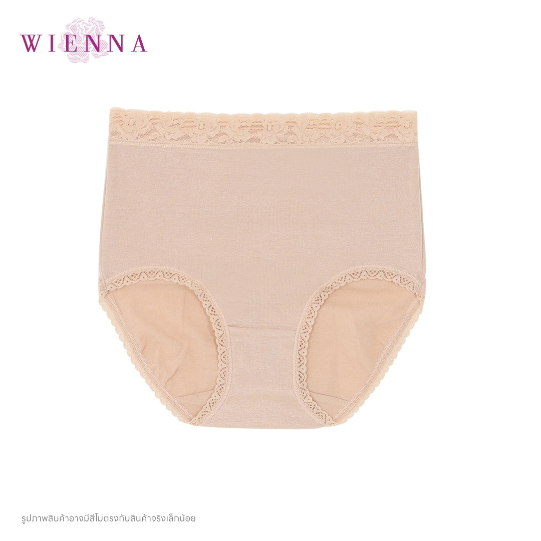 PANTIES SPANDEX กางเกงชั้นใน แบบเต็มตัว ขอบลูกไม้ (DU14153)